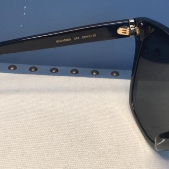 Authentic GUCCI New GG0459S 001 Rounded Square Sunglasses main image 8